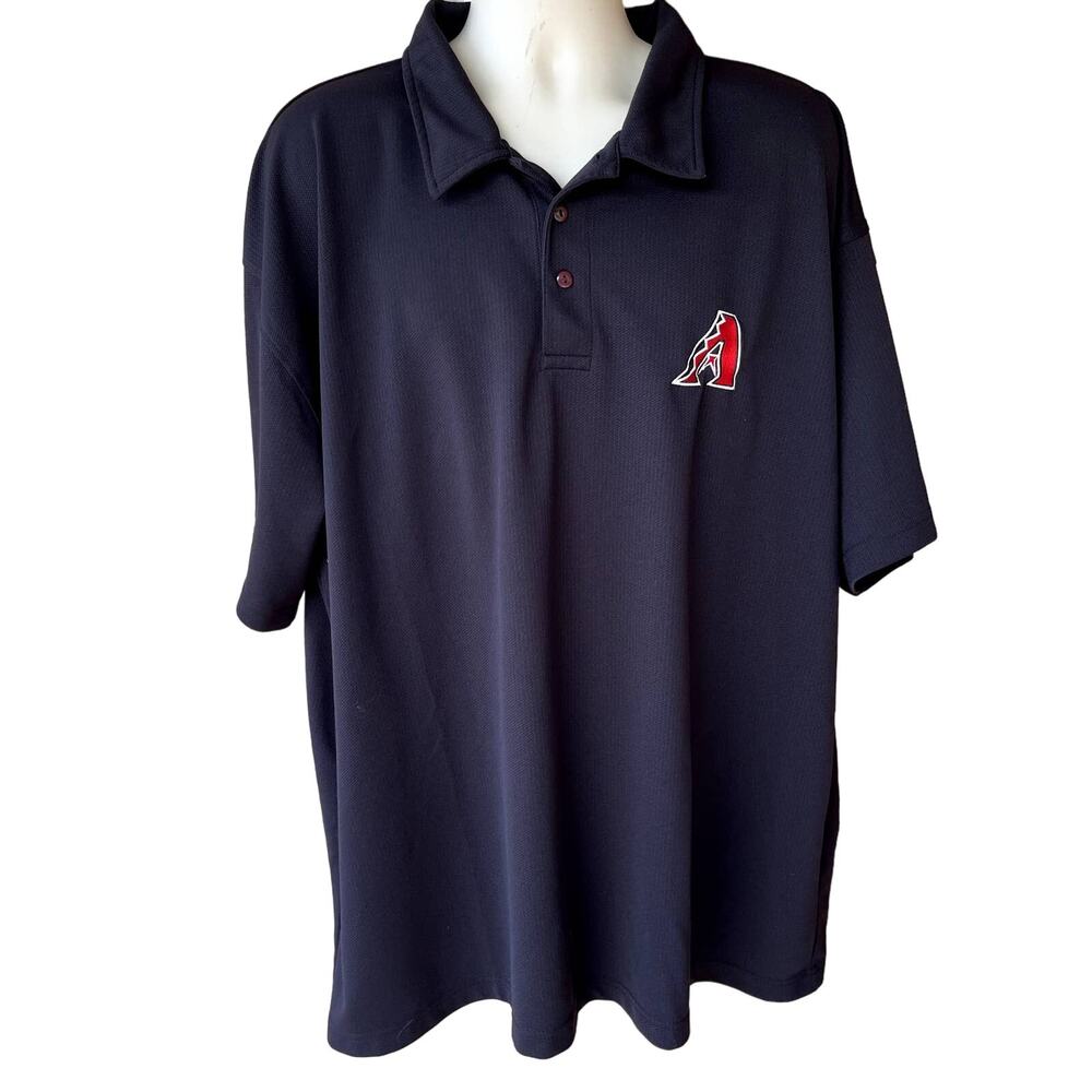 Majestic MLB Arizona Diamondbacks Polo Shirt Mens 3X Embroidered Baseball
